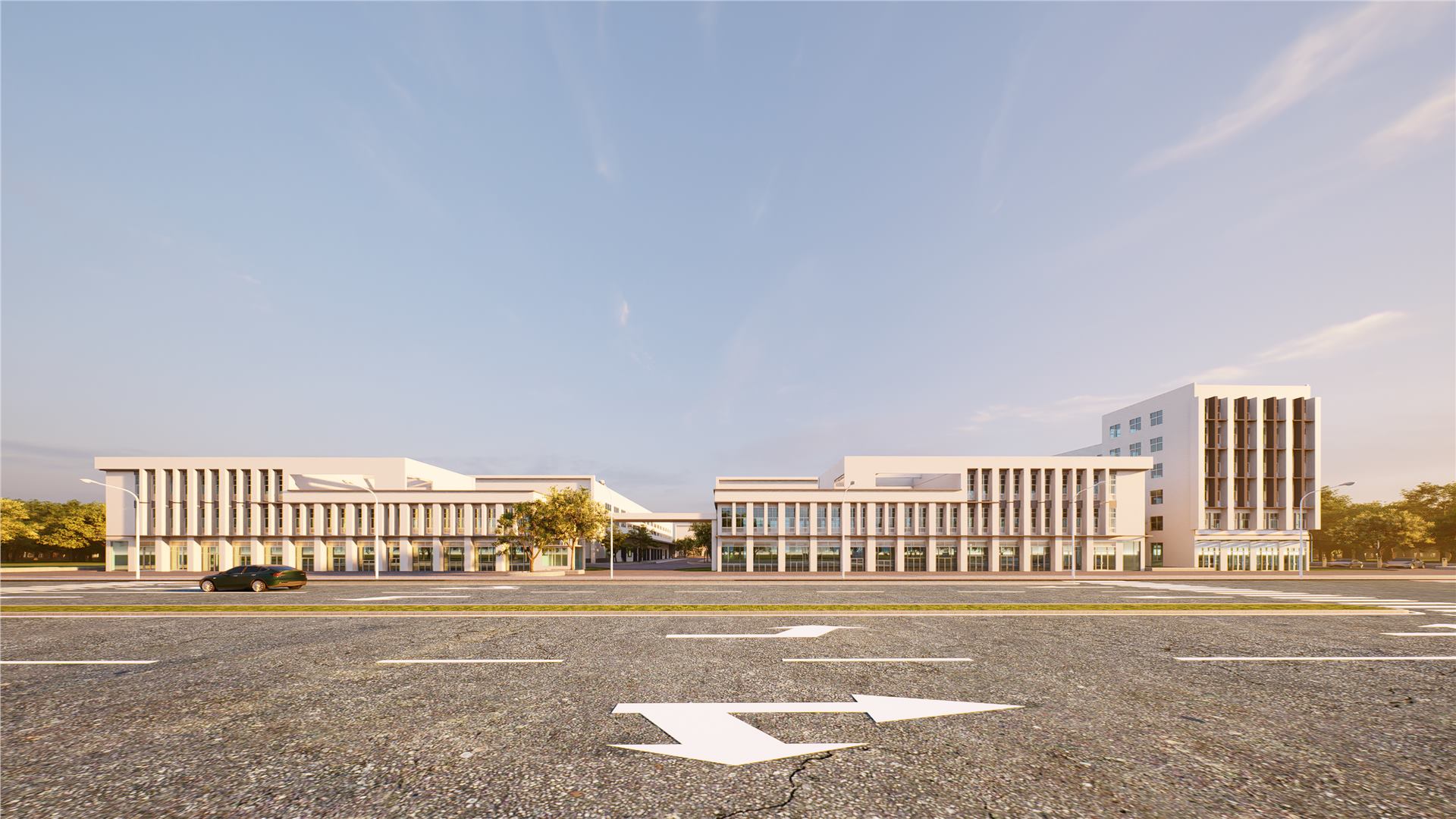 赣州国际陆港龙南作业区（一期）高标仓建设项目一标段 BIM 应用成果图