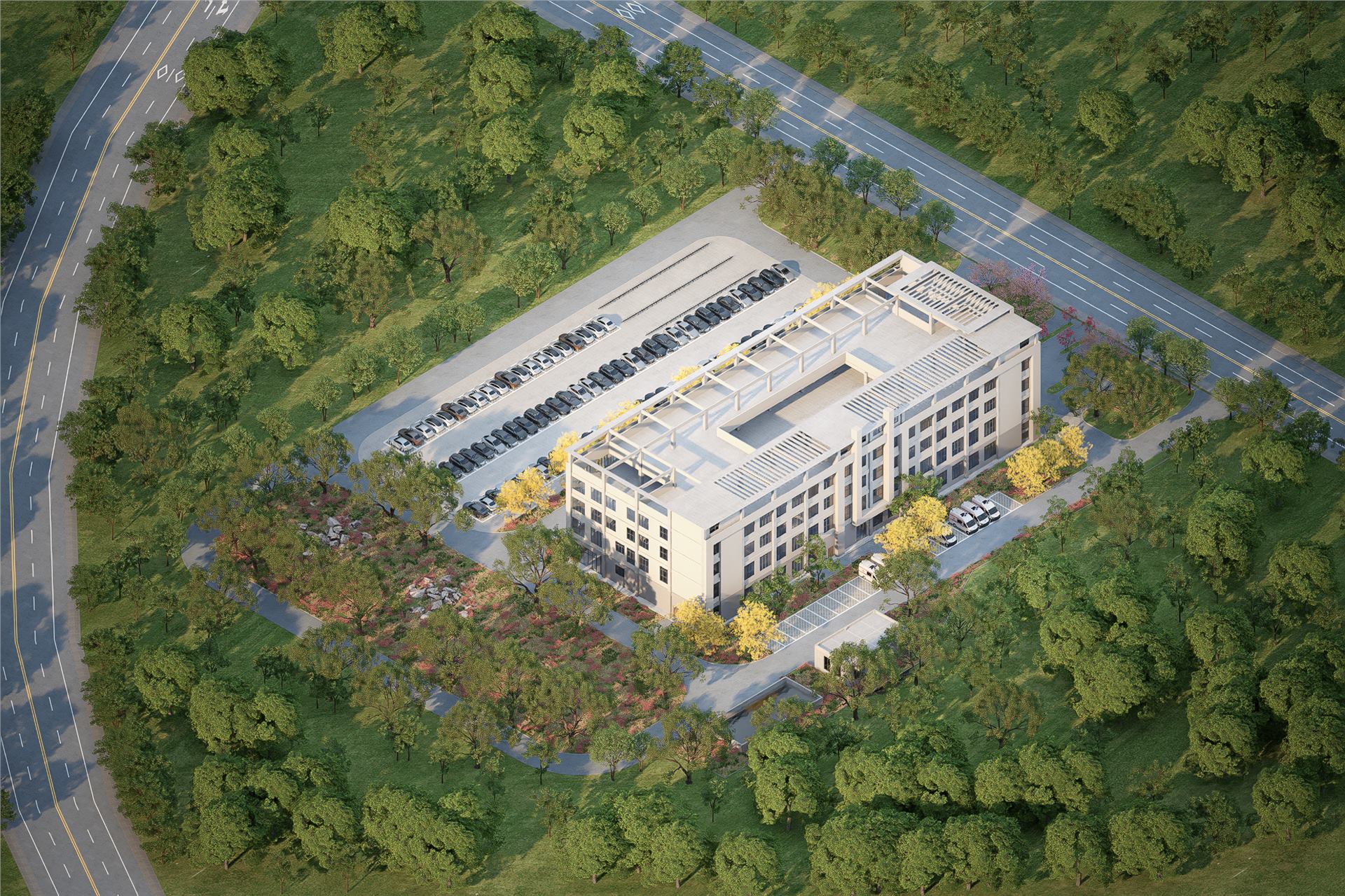 云南省大理州巍山县县域医共体建设项目 BIM 应用成果图