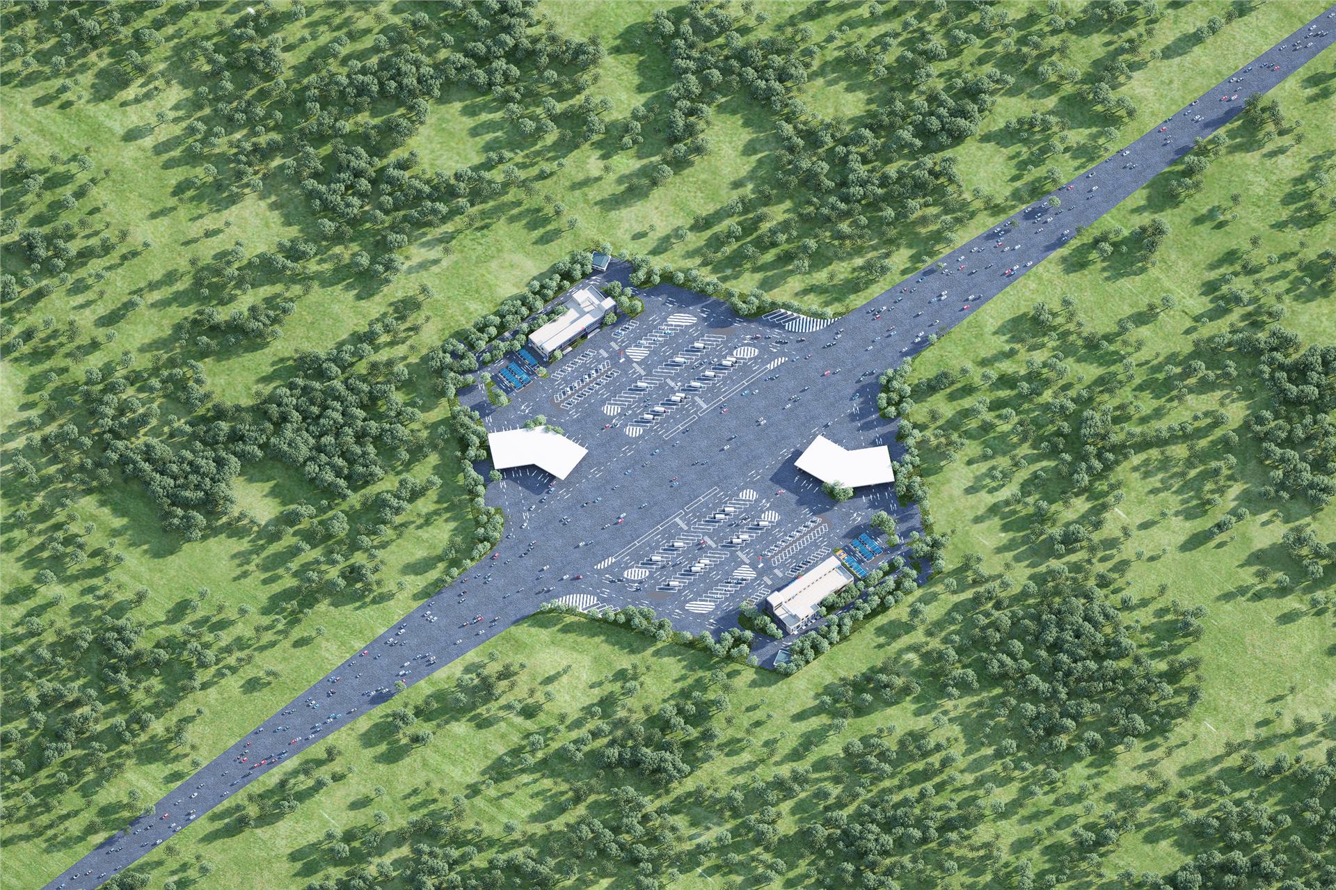 连云港至宿迁高速公路灌云至沭阳段房建 BIM 应用成果图