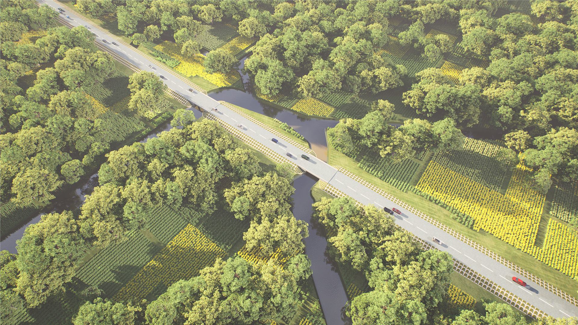 S463南陵至丁桥段公路改造工程 BIM 应用成果图