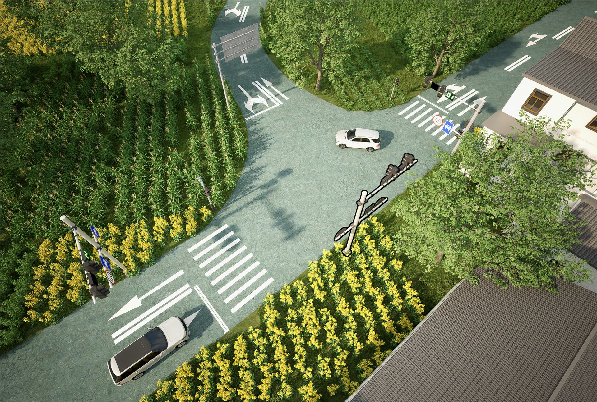 G530 石台至查桥（石台段）改建工程（交通安全设施 BIM 应用成果图