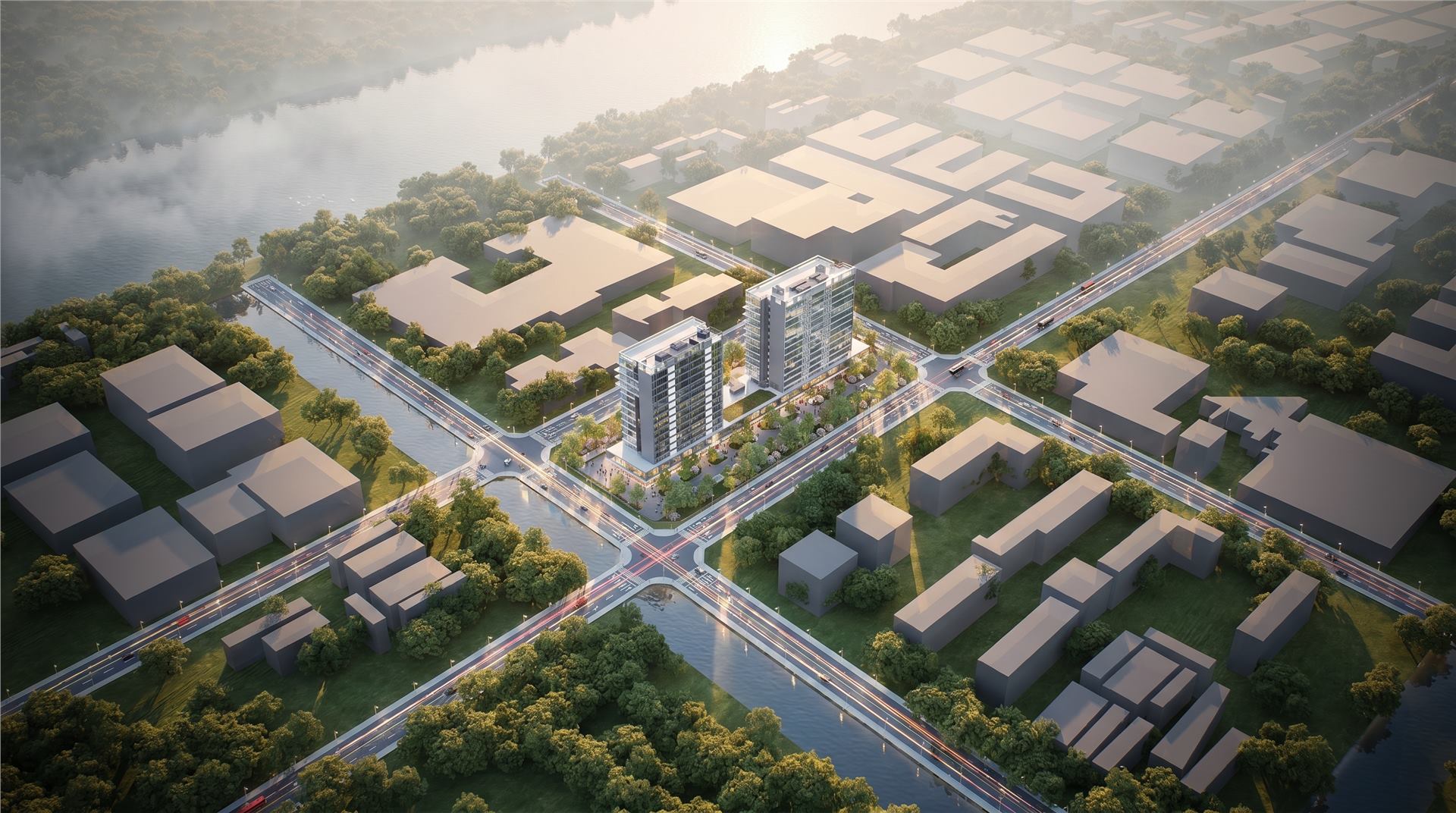 宁波前湾新区战略新兴产业园I地块建设项目 BIM 应用成果图
