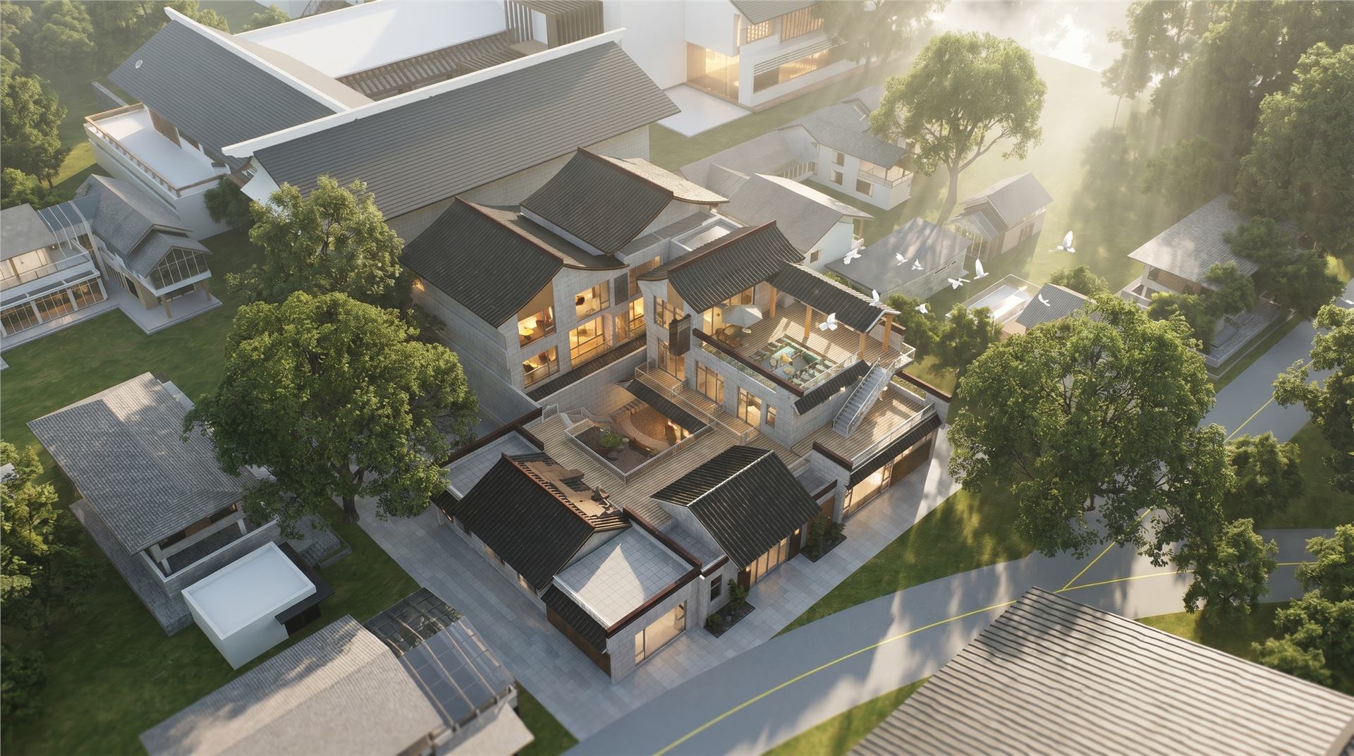 老街民宿工程 BIM 应用成果图