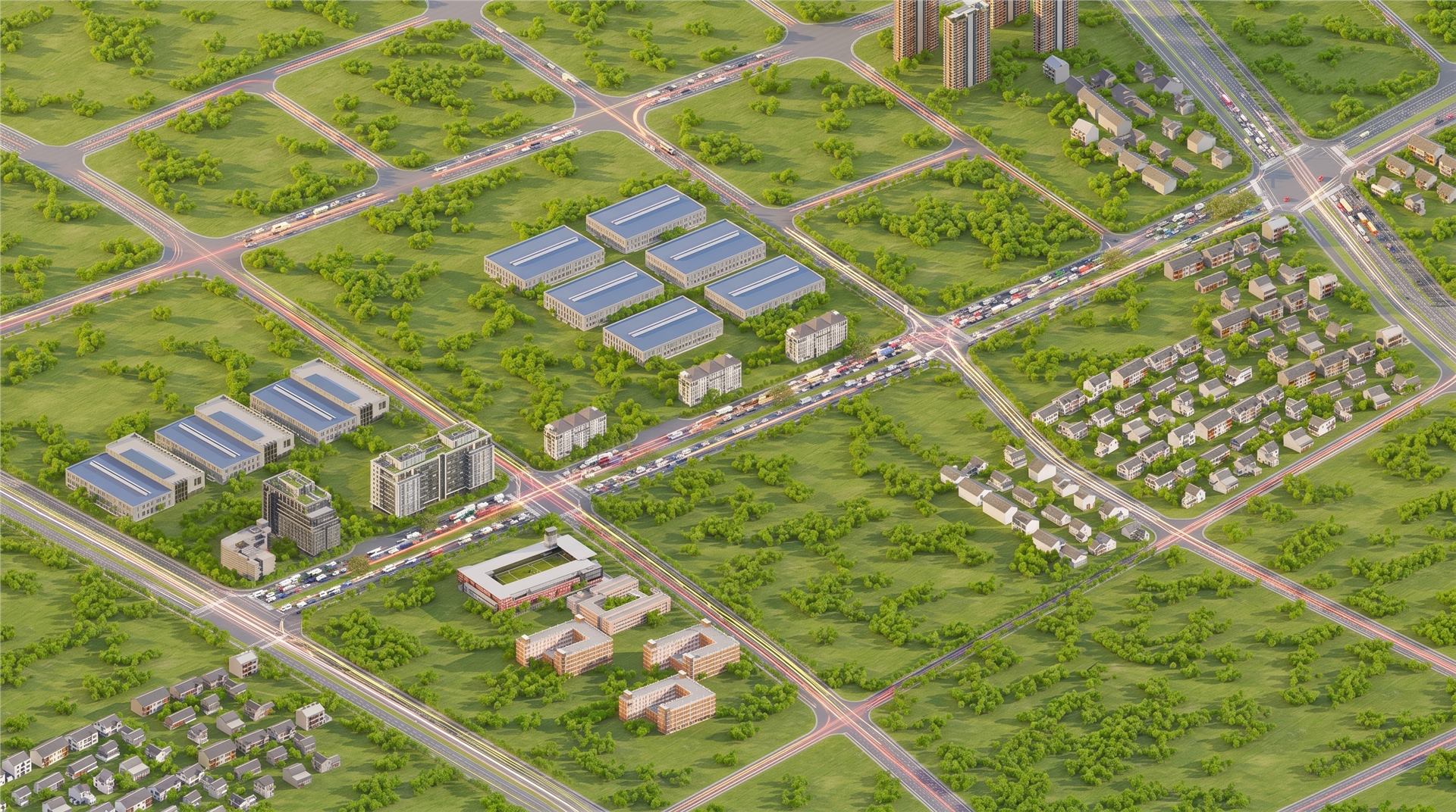 宁海经济开发区基础设施及配套工程（四期）—冠北区块物 BIM 应用成果图
