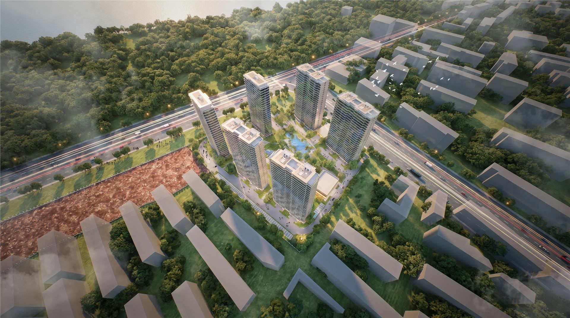 南昌市西湖区新钢集团南昌研发中心住宅区项目 BIM 应用成果图
