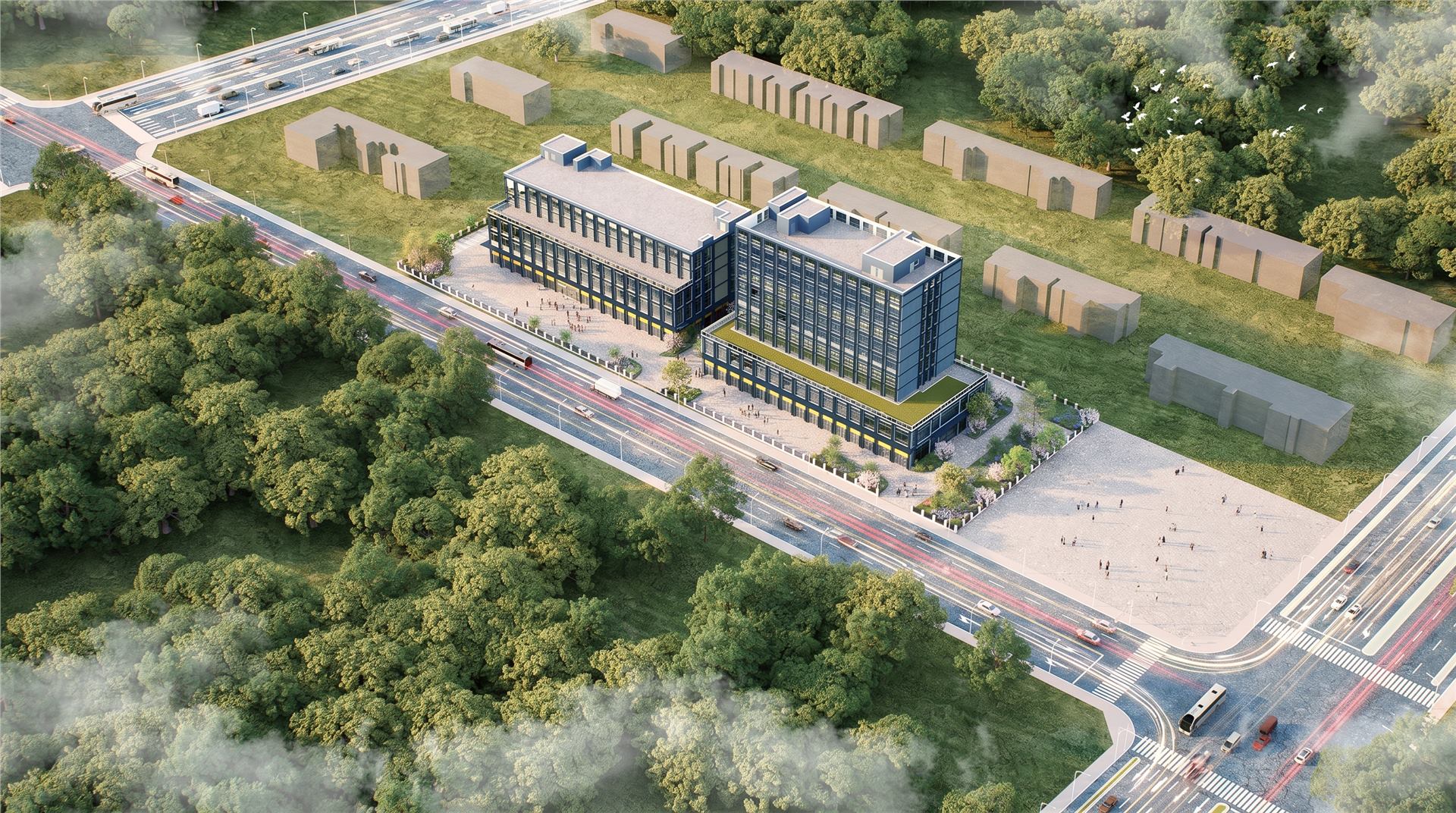 远东中五路南侧、中山南路东侧地块商业用房新建工程 BIM 应用成果图