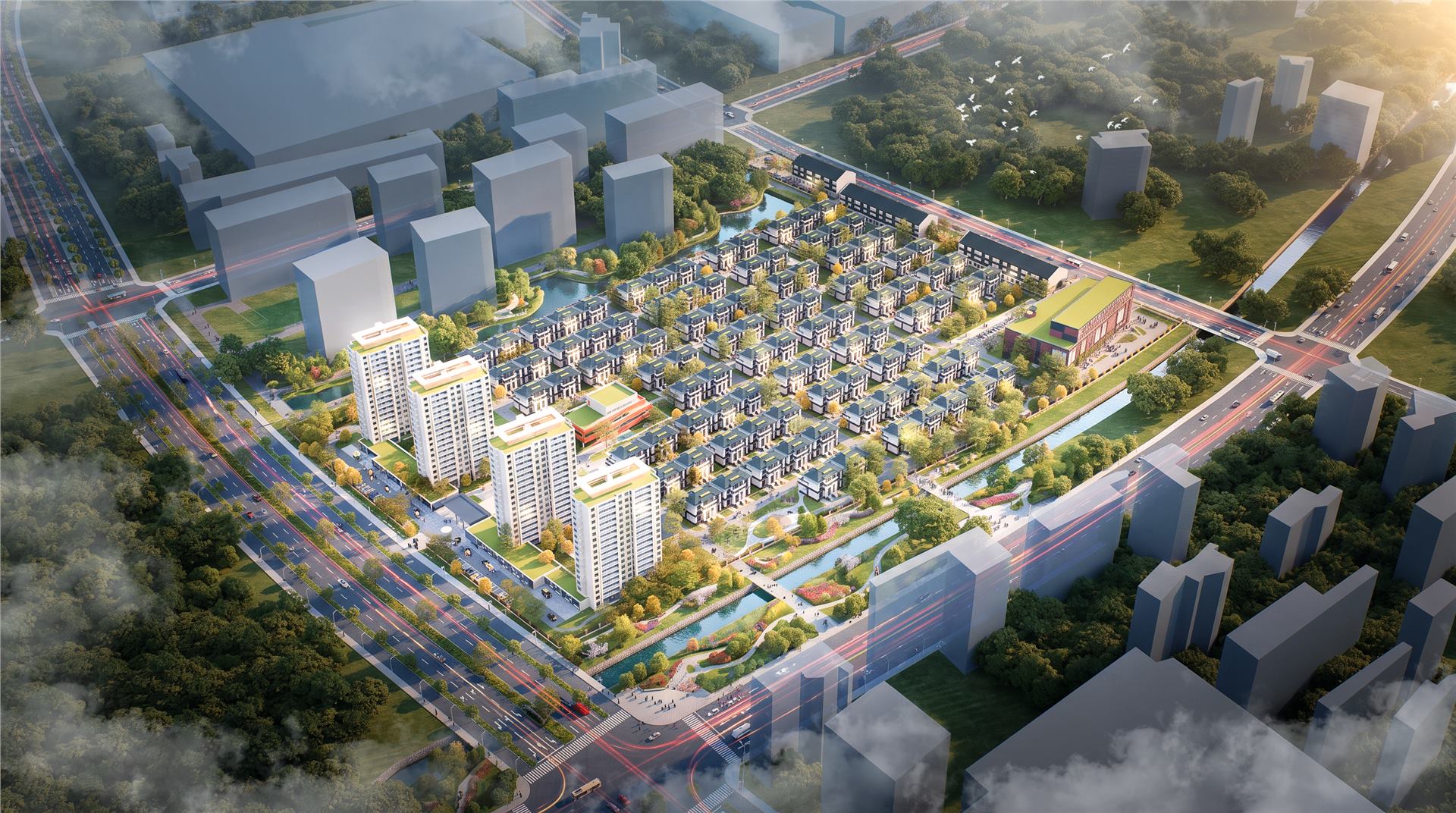 宁海县梅林九顷区块改造工程A2地块工程总承包（EPC BIM 应用成果图