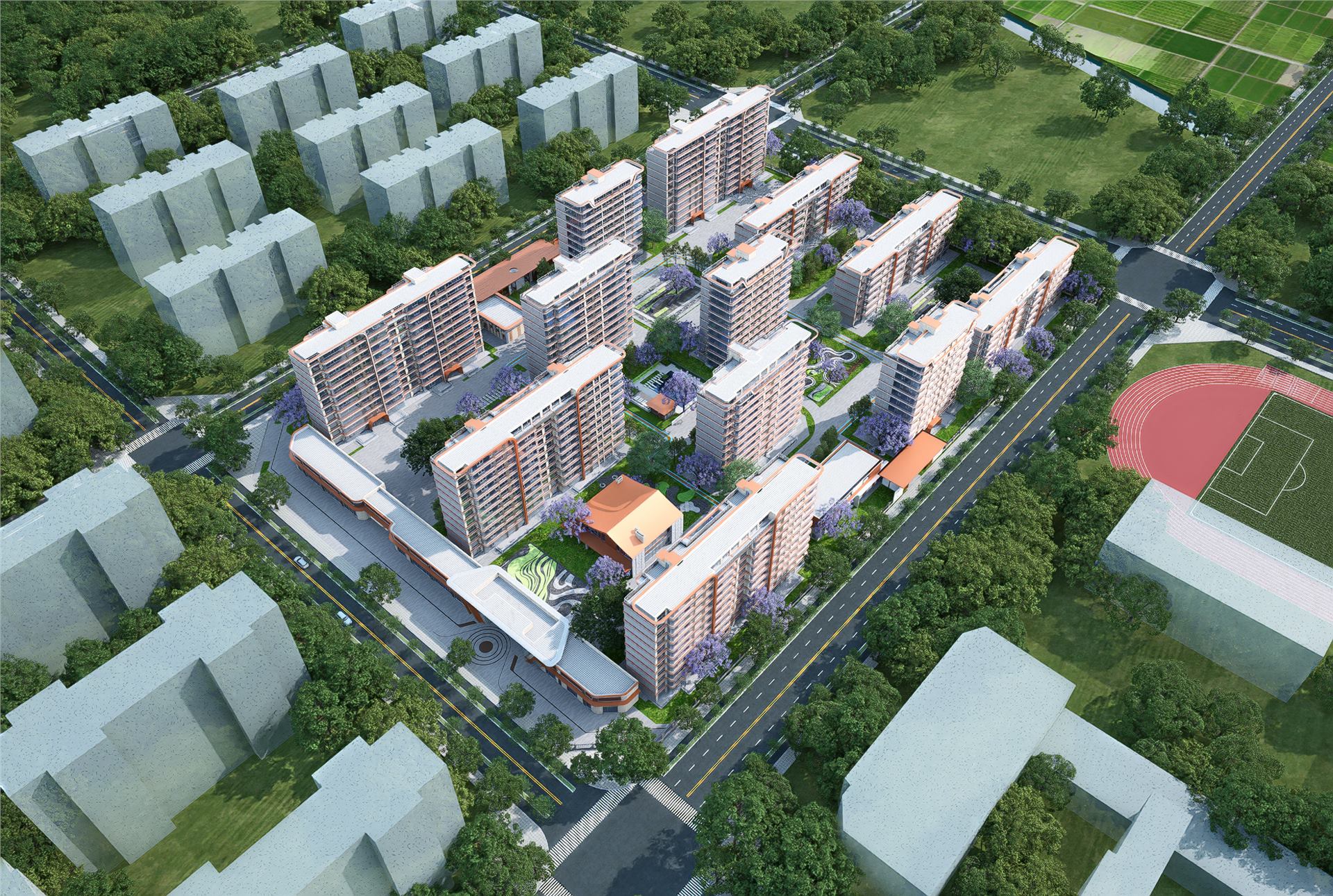 沛县汉源小学北地块工程项目 BIM 应用成果图