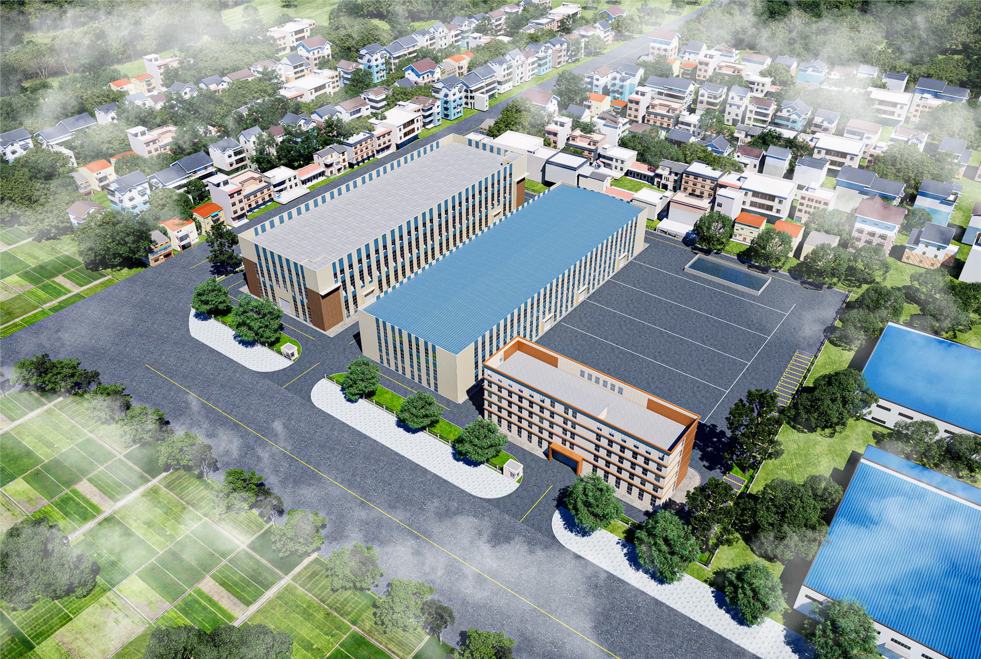 蚌埠高新区绿谷科技产业园一期EPC 项目 BIM 应用成果图