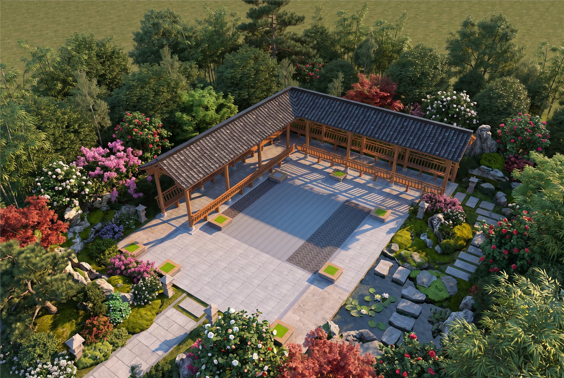 北苕溪（径山段）最美家乡河提升工程 BIM 应用成果图