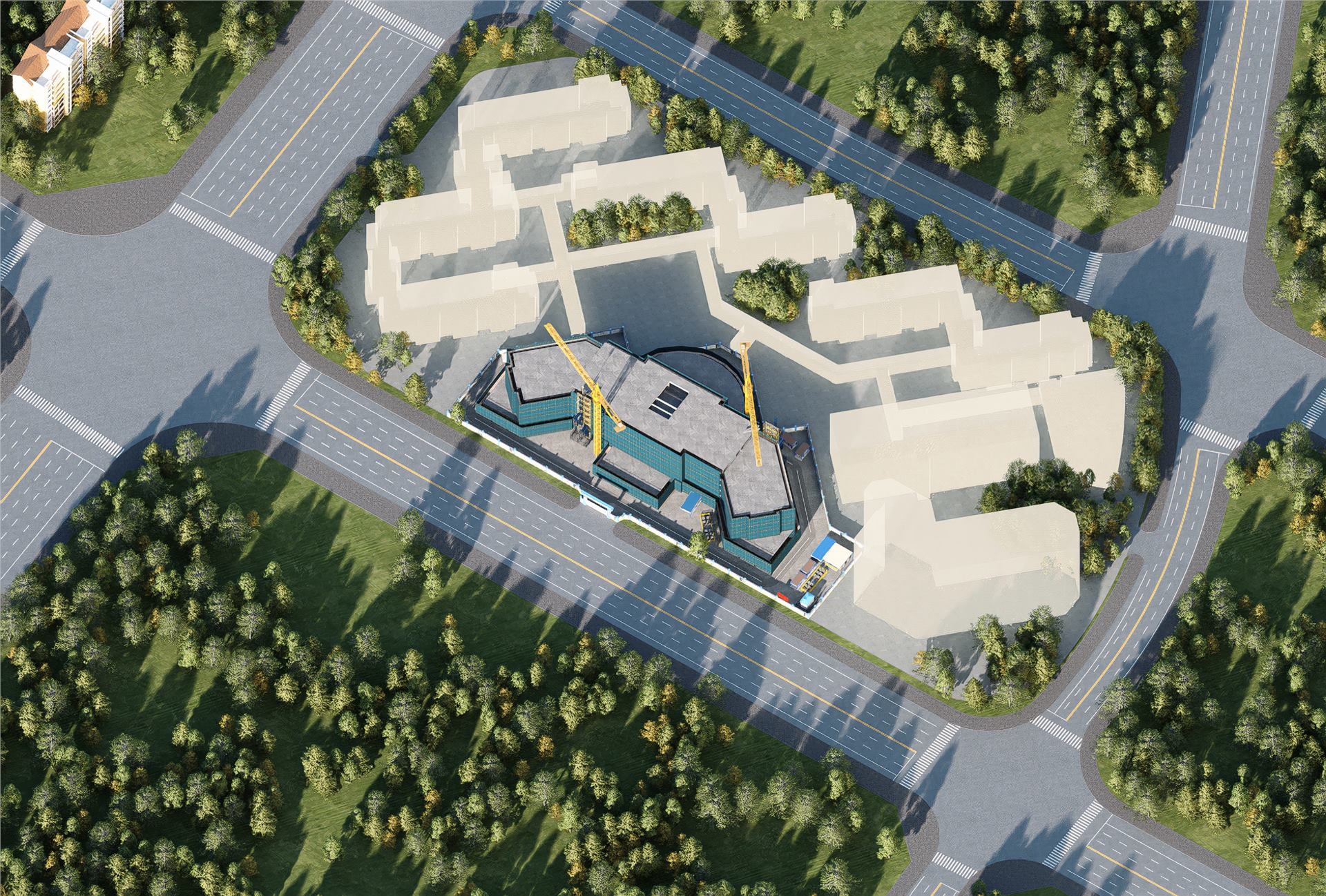 文山州中医医院医养结合基础设施综合发展项目一期工程养 BIM 应用成果图
