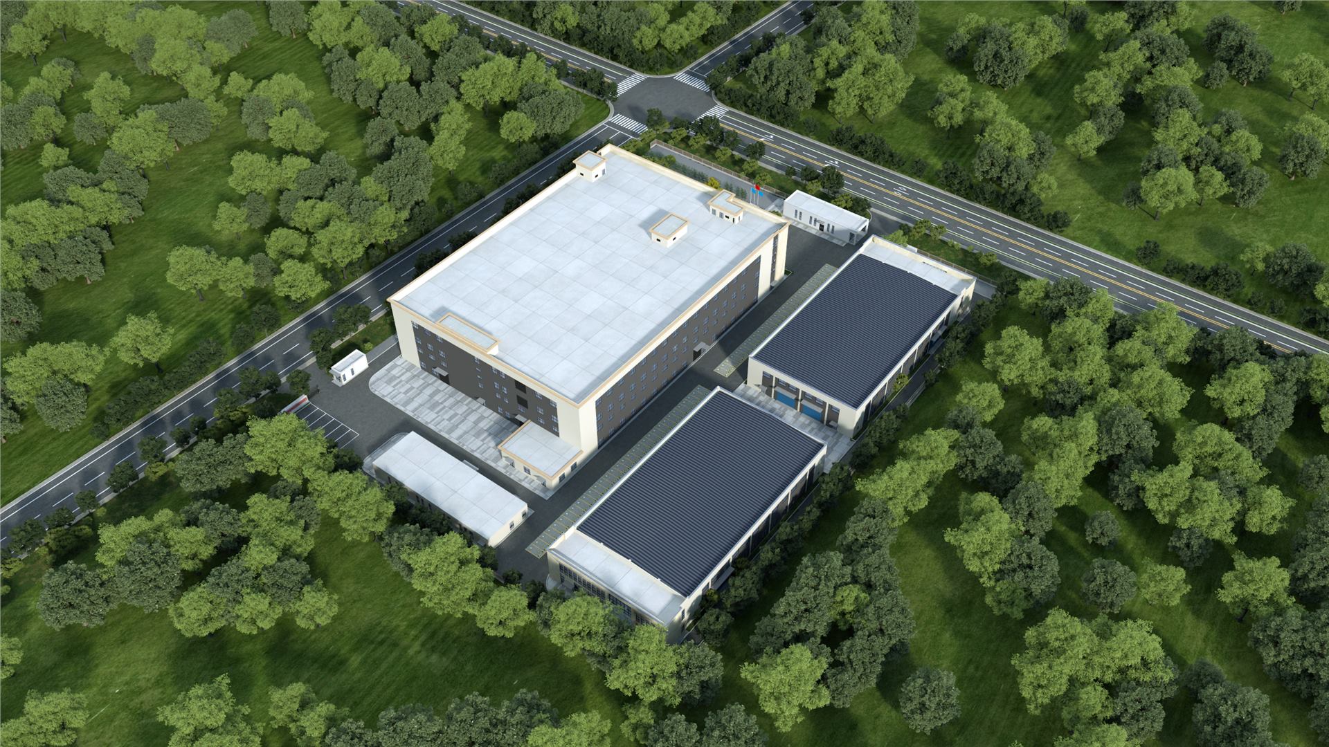 聚驰工业园项目施工总承包项目 BIM 应用成果图