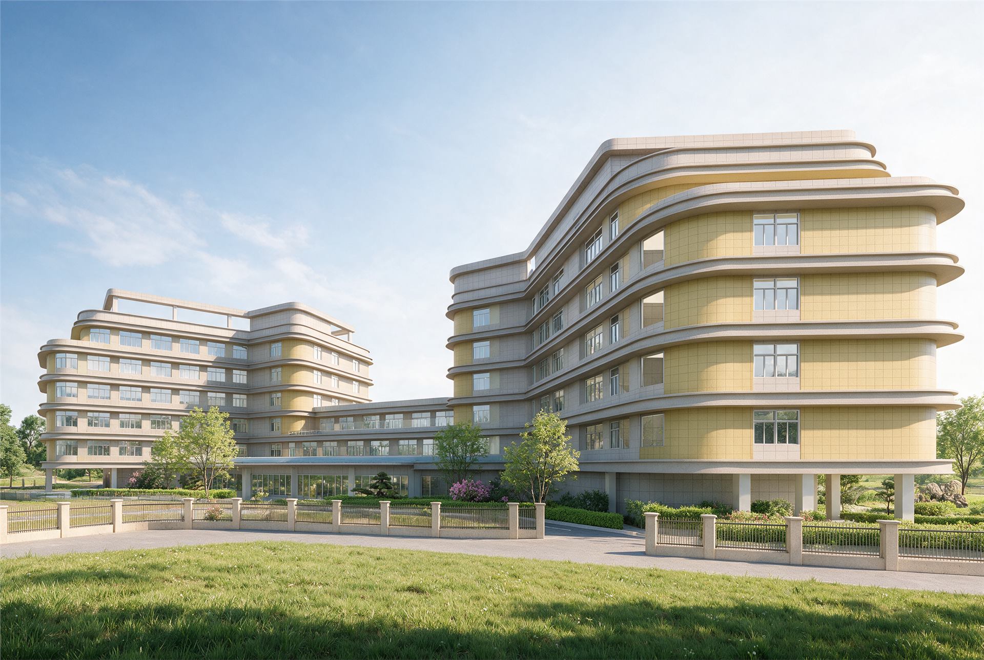 萍乡市第三人民医院医养结合建设项目 BIM 应用成果图