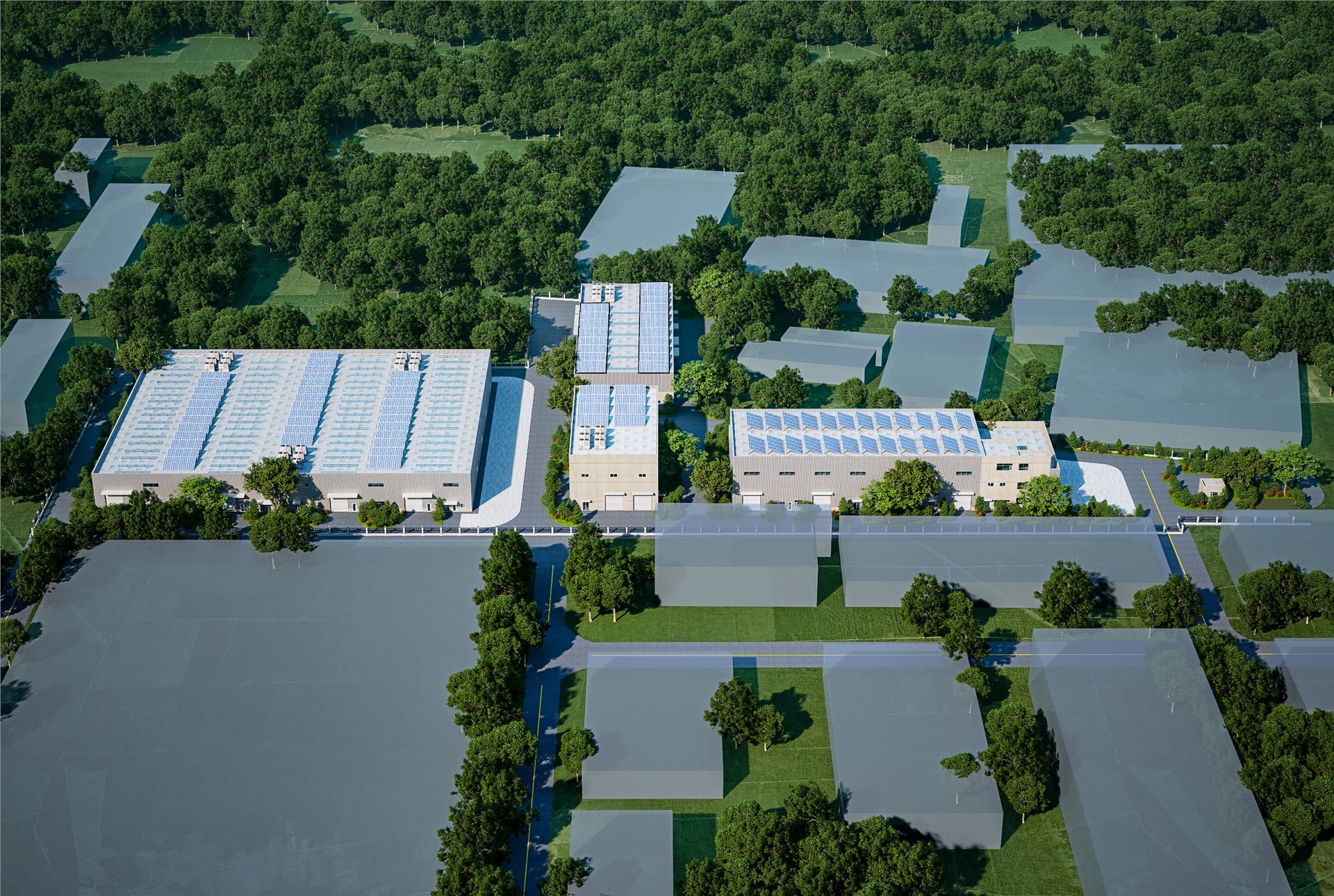 危险废物资源循环利用项目工程施工 BIM 应用成果图