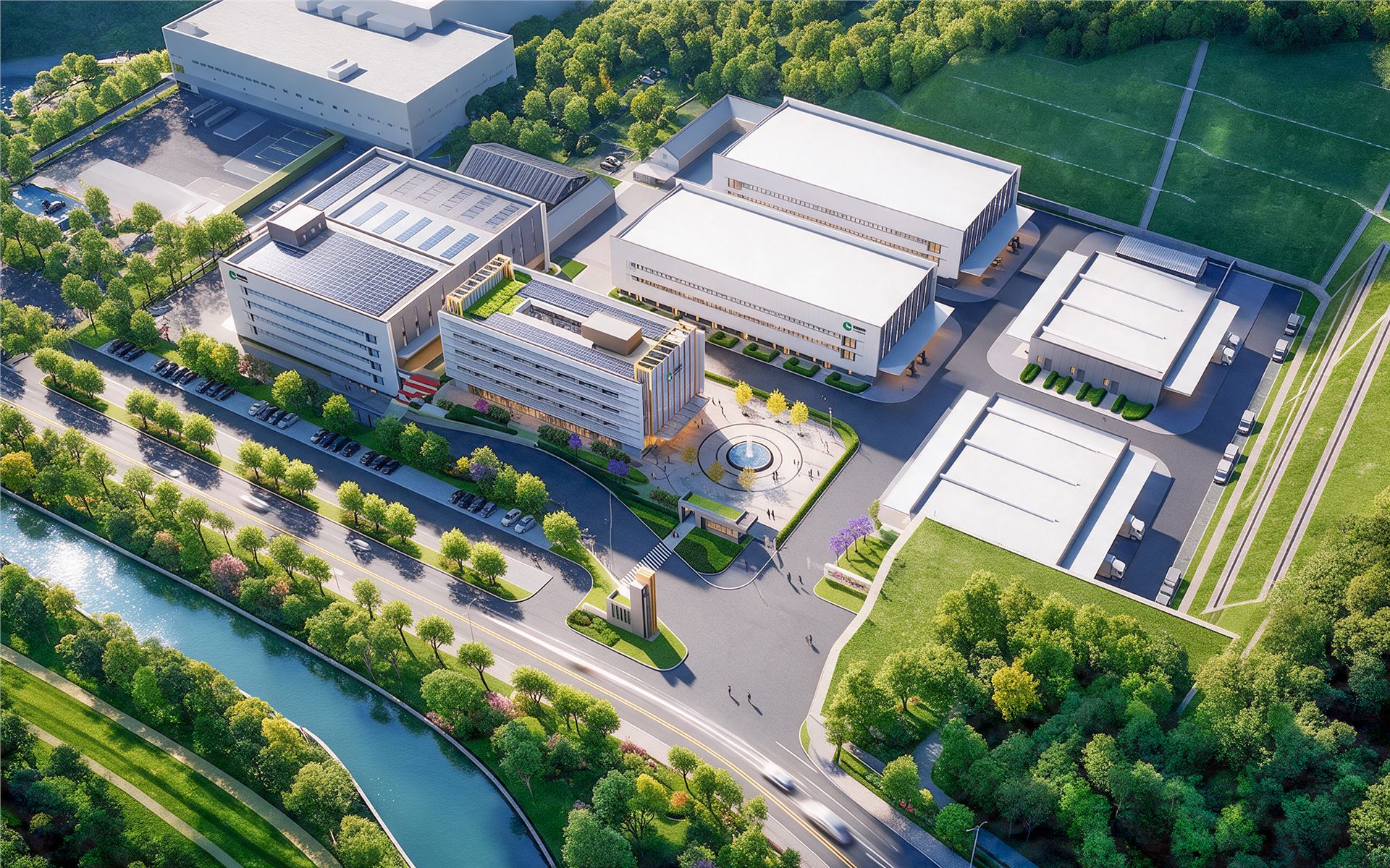 云南中烟香原料研发生产基地建设项目-建设工程施工总承 BIM 应用成果图
